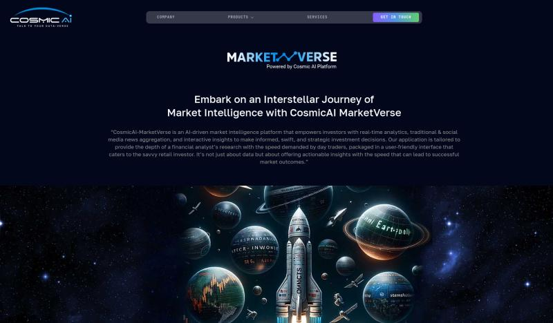 Cosmic AI conversational platform dashboard