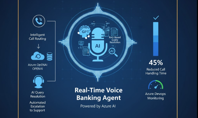 Real-time voice banking agent workflow interface